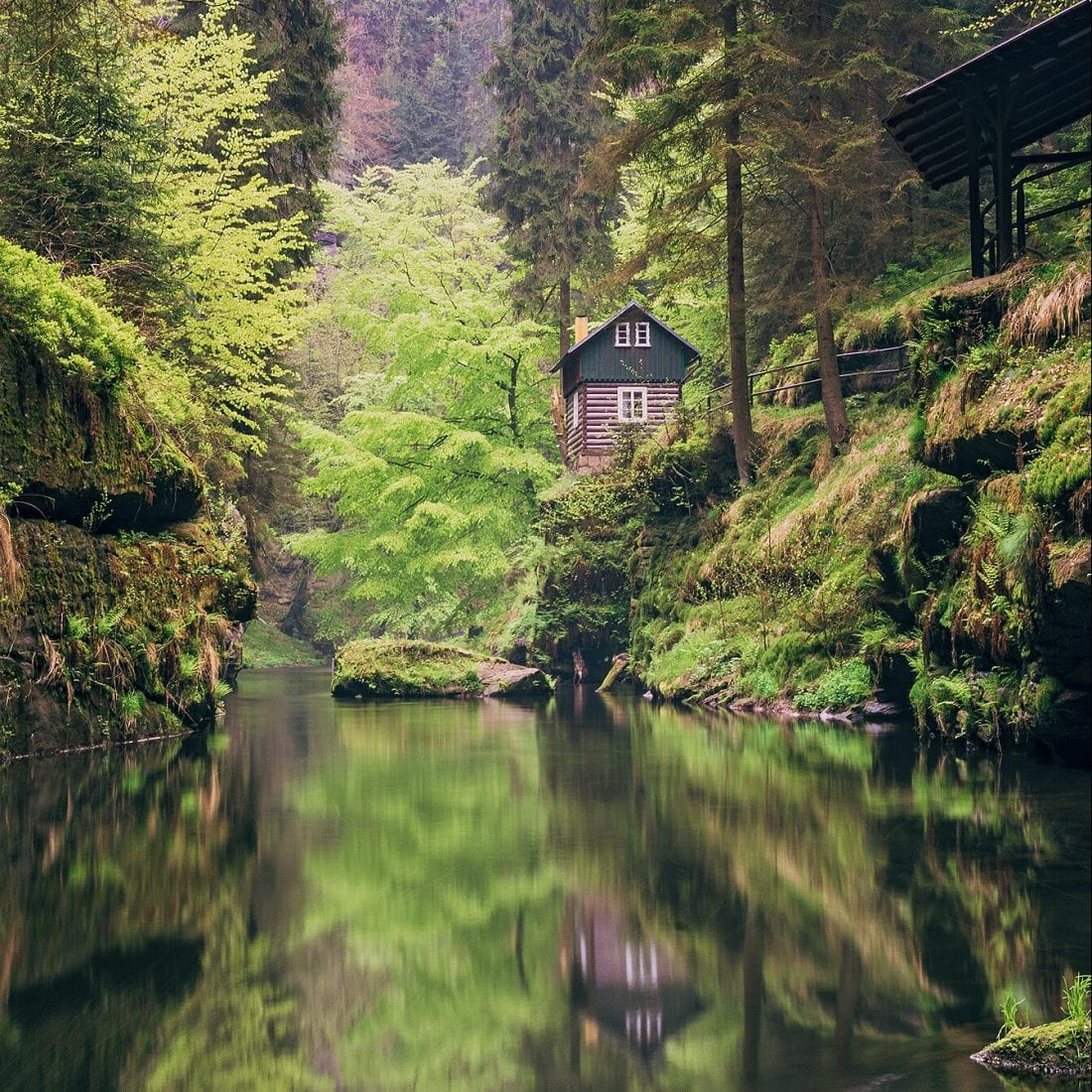 Day trips from Prague Soutěsky Kamenice - The Gorges of Kamenice