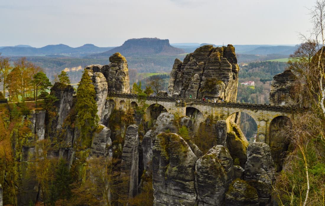 Day Trips from Prague Bastei Bridge Saxon Switzerland