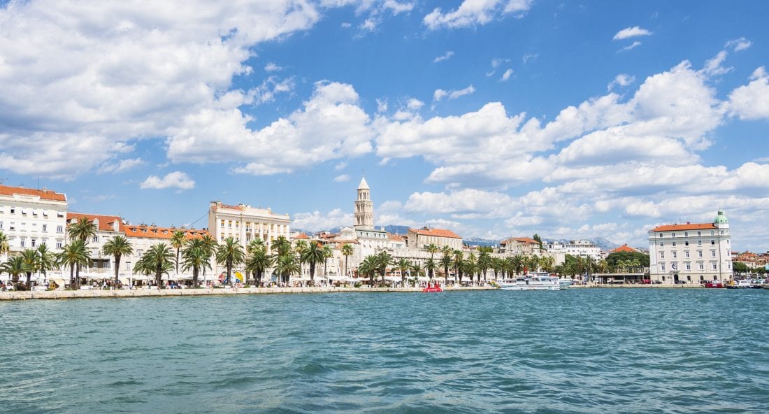 Old Town and Diocletian Palace in Split, Croatia