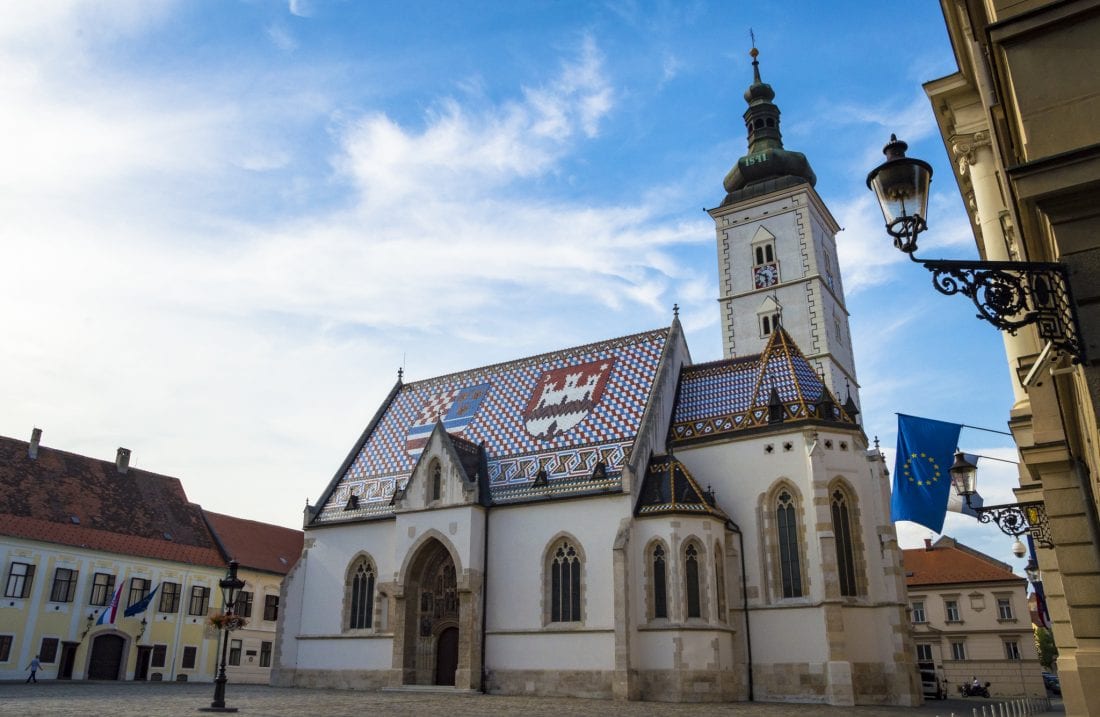 Things to do in Croatia - St Marks Church in Zagreb