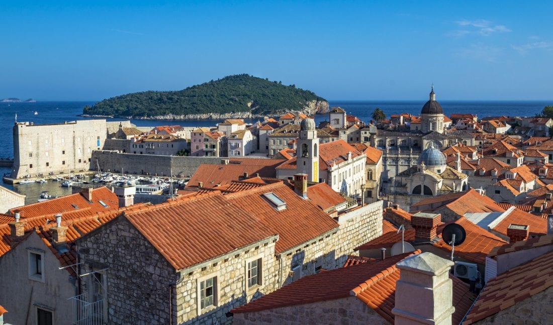 rooftop views in dubrovnik, croatia