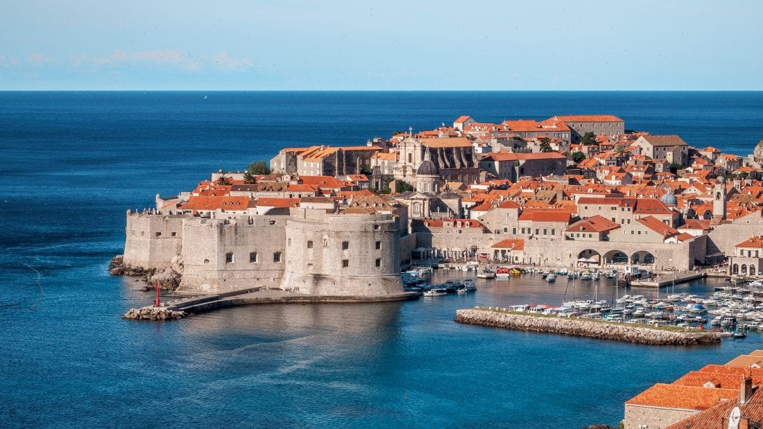 Travel Croatia -View of Dubrovnik