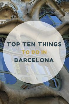 Things to do in Barcelona