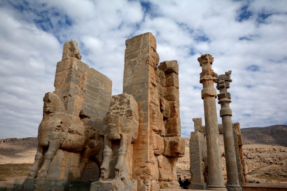 gate of nations at persepolis, Iran