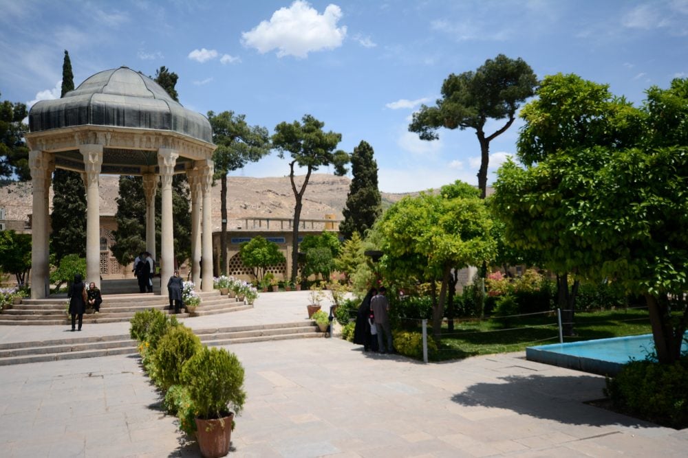 hafez mausoleum shiraz iran