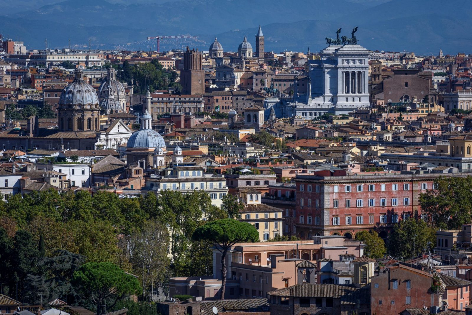 View of Rome from Janiculum Hill