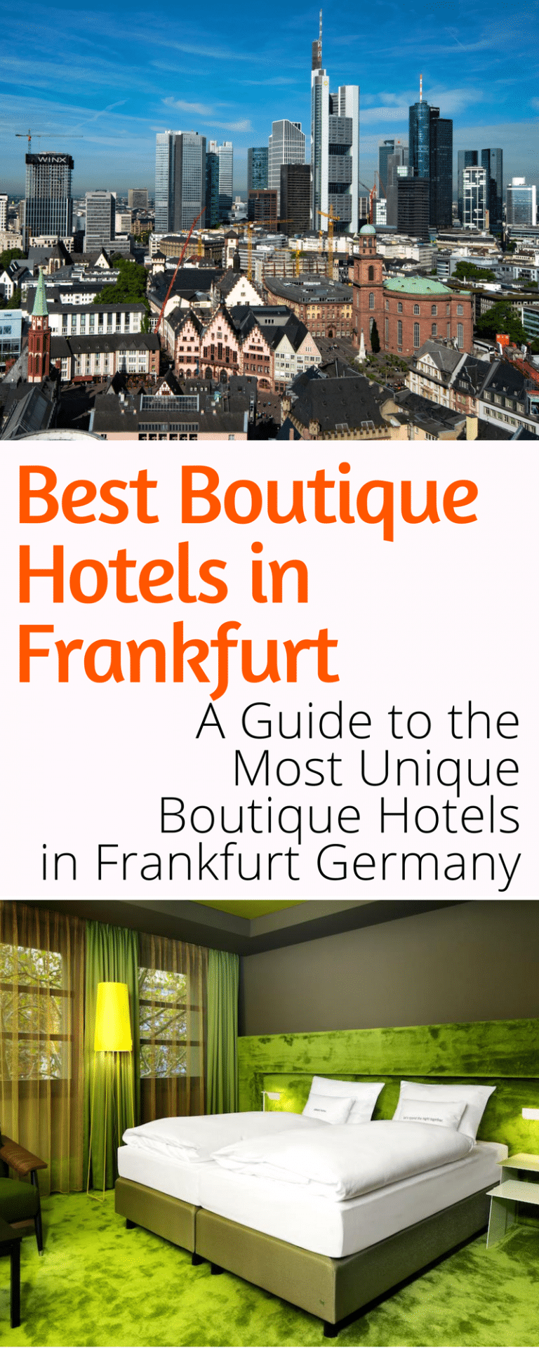 The BEST Boutique Hotels in Frankfurt A Guide