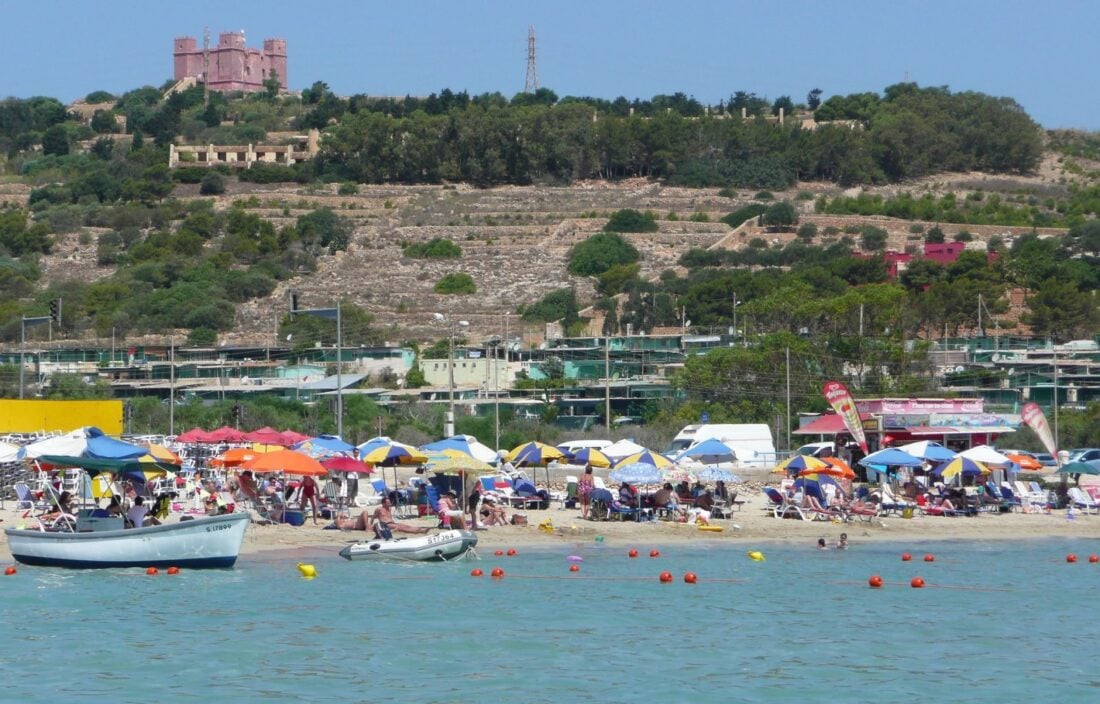 Mellieha Bay in Malta