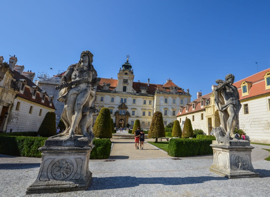 Valtice Palace in Moravia