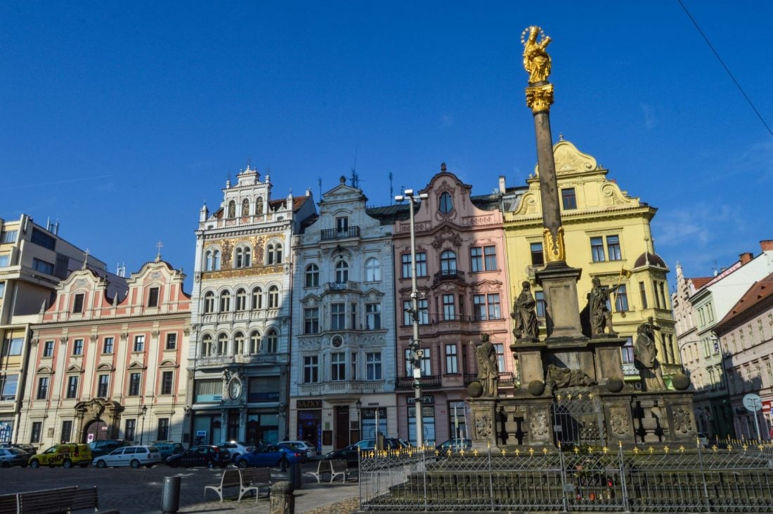 pilsen czech republic old town square