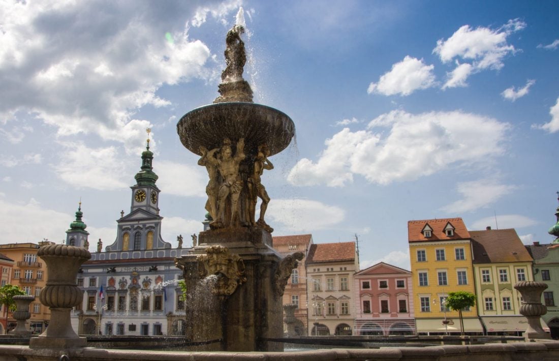ceske budejovice Premysla Otakara square
