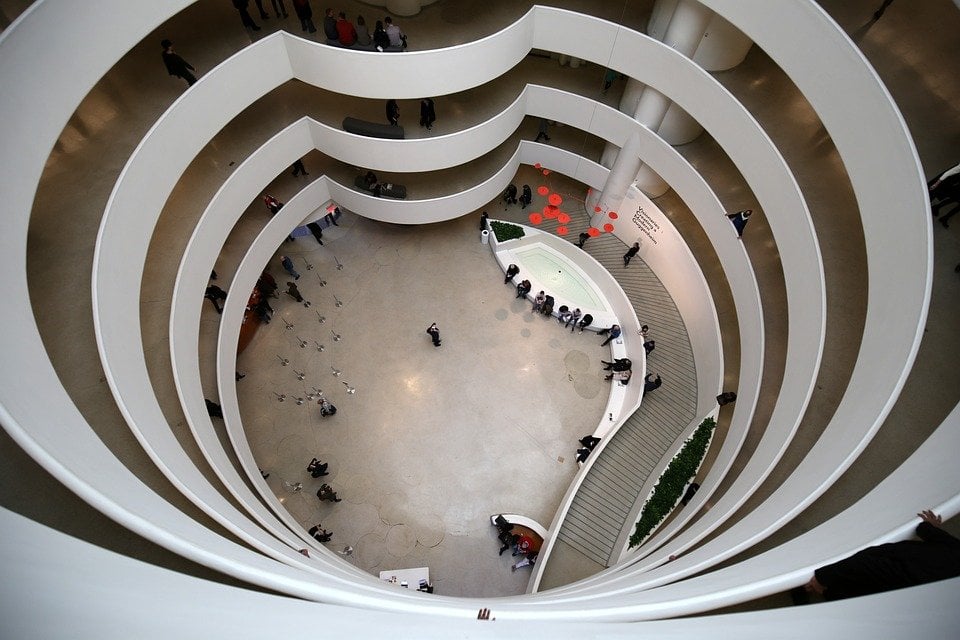 picture of the interior of the guggenheim best museums new york city