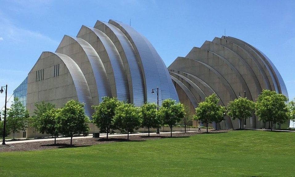 kauffman center exterior, kansas city