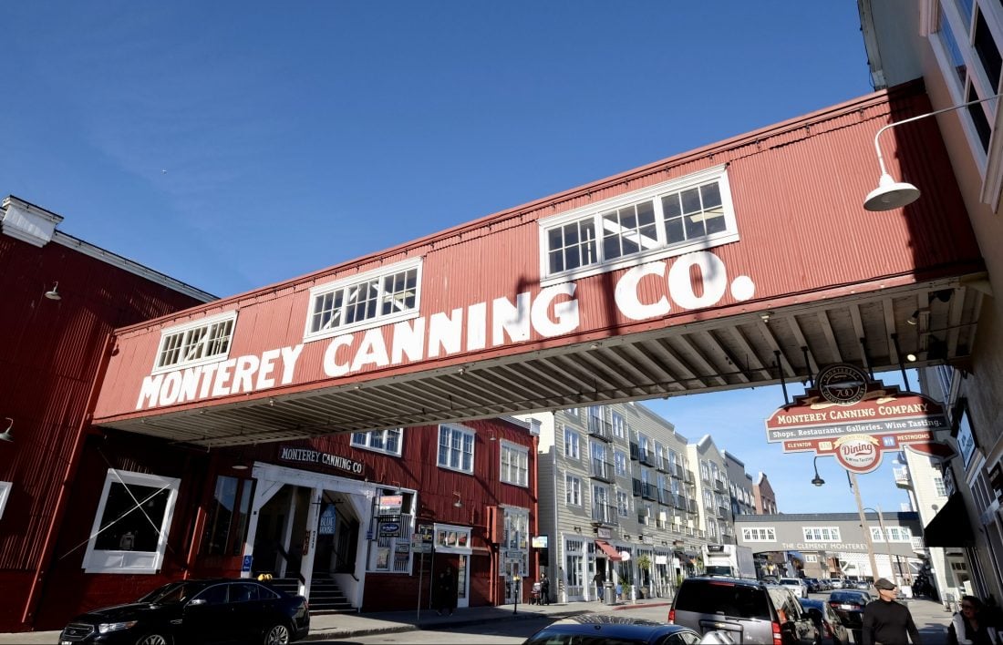 a building on Monterey's historic Cannery Row