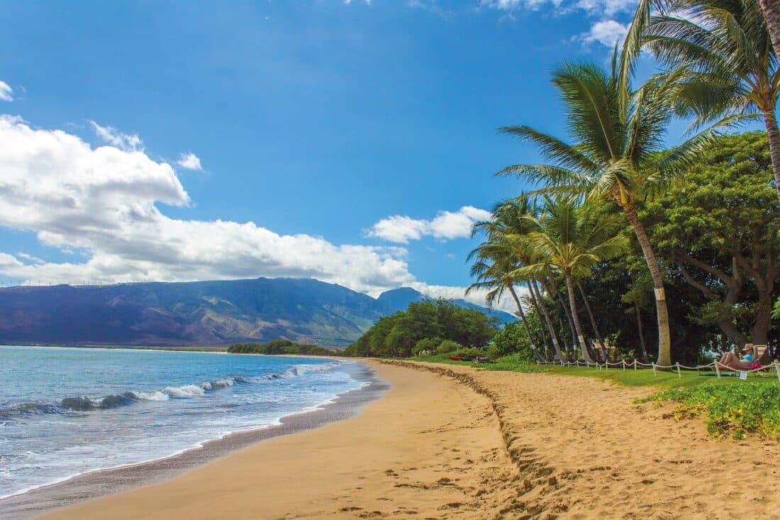 person reading book on beach in maui -things to do hawaii